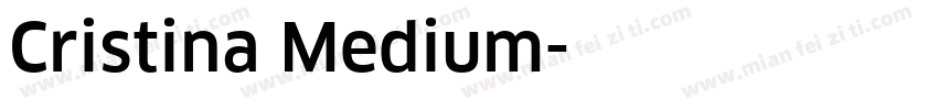 Cristina Medium字体转换